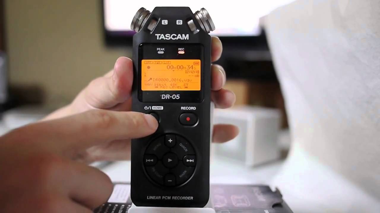 Recorder Audio Tascam DR-05 - Gear Review