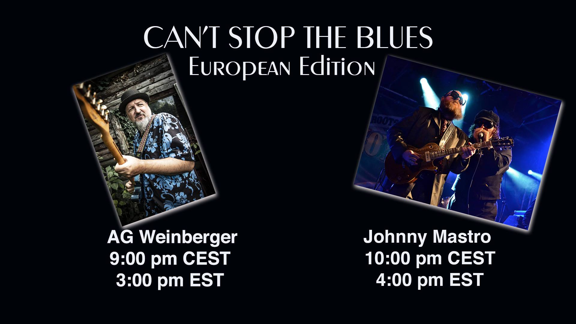 AG Weinberger la al treilea concert pe platforma Can't Stop The Blues
