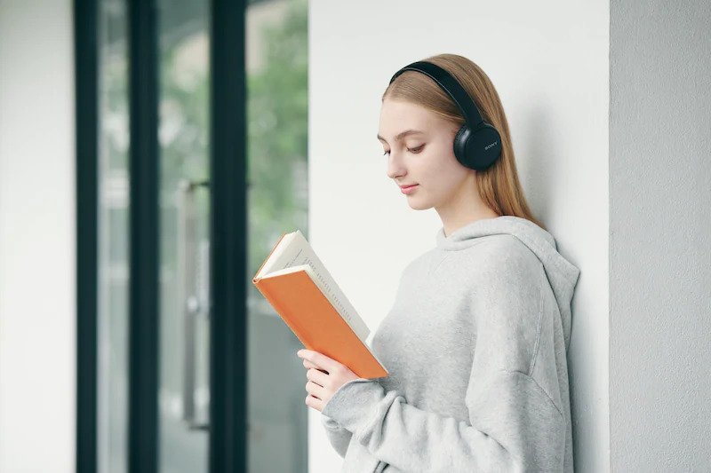 Casti On-Ear SONY WHCH510B, Bluetooth, Microfon, 35 ore autonomie, Negru