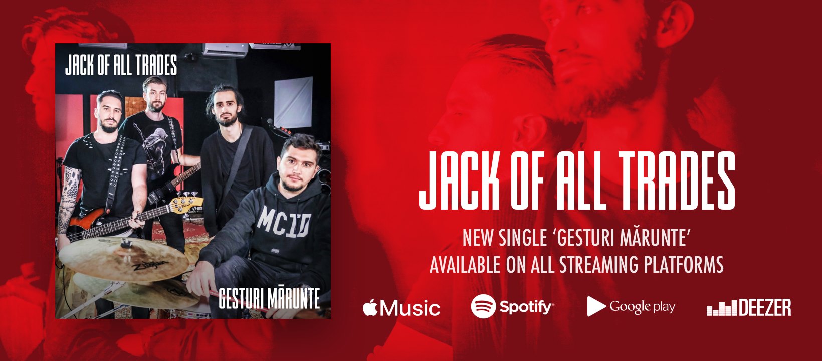 Jack of All trades a lansat un nou videoclip. Acesta este pentru piesa "Gesturi Marunte".