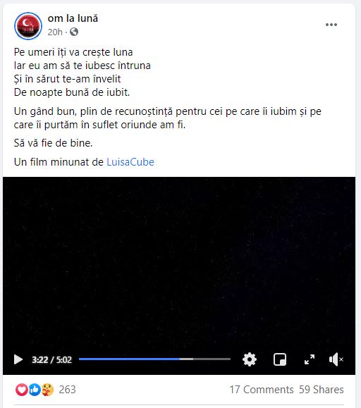 Trupa om la lună a lansat clipul pentru piesa „Noapte bună”