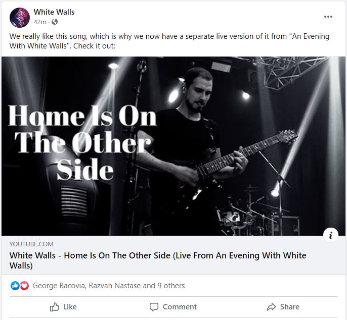 Video: White Walls – Home Is On The Other Side (Live From An Evening With White Walls)