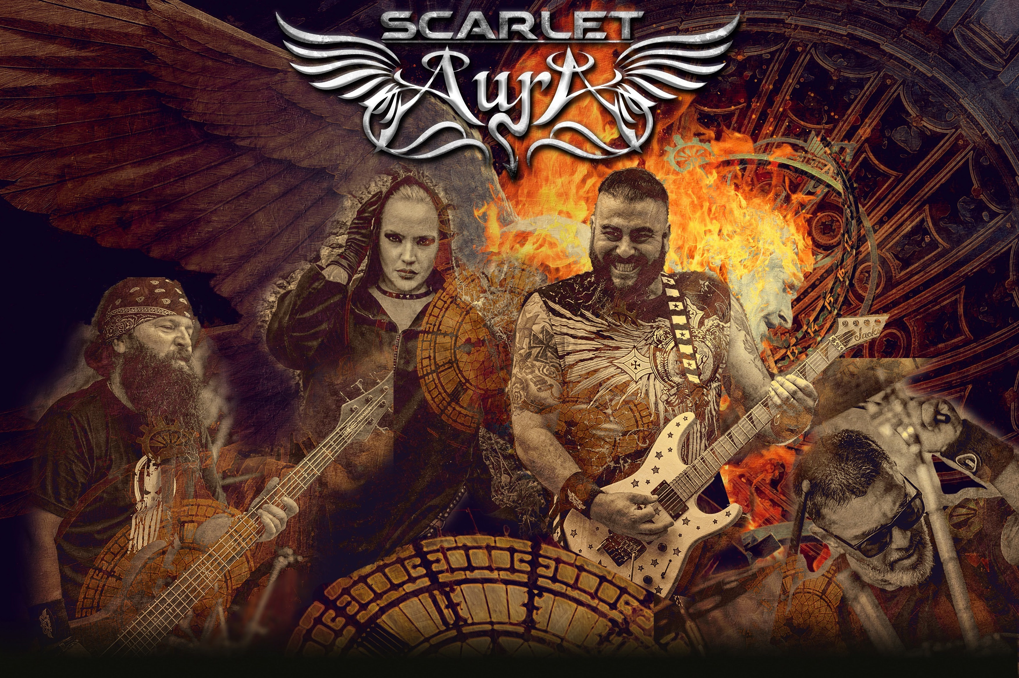 Scarlet Aura lansează “In the Line of Fire”, primul single de pe urmatorul album