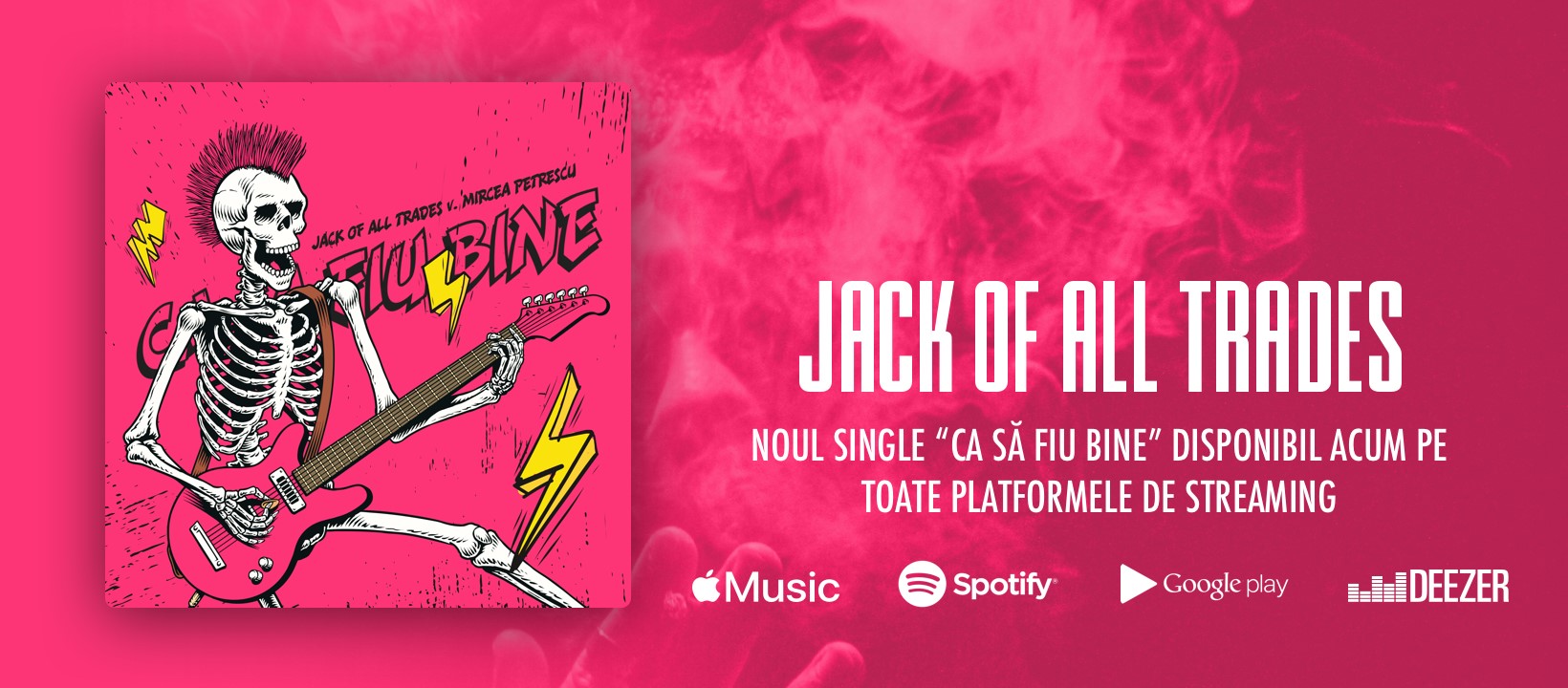 Trupa Jack of all Trades a lansat piesa "Ca Să Fiu Bine" feat. Mircea Petrescu, Sonic Taste