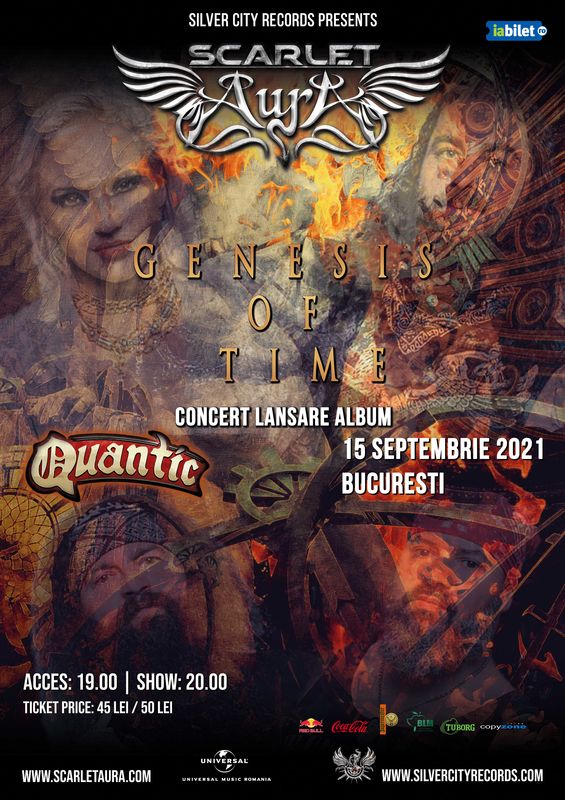 Scarlet Aura – Concert Lansare Album – Genesis of Time