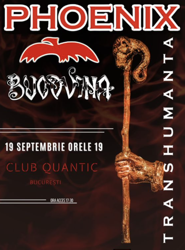 Concert TRANSHUMANTA - Phoenix/ Bucovina