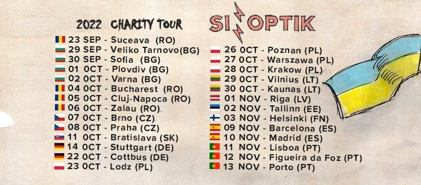Trupa THE CASE va susține un concert în Cluj alături de SINOPTIK în cadrul European Charity Tour - Contemporary-Establishment