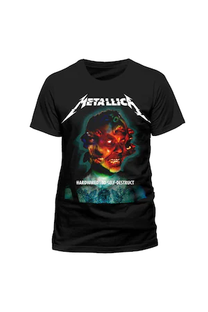 Tricou pentru barbati: Metallica - Hardwired Album Cover, Negru - Contemporary-Establishment