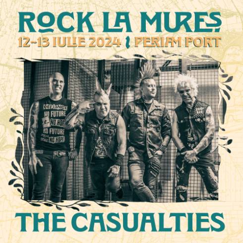 Renumita trupă americană de punk The Casualties va urca pe scena Rock la Mureș în 2024 - Contemporary-Establishment
