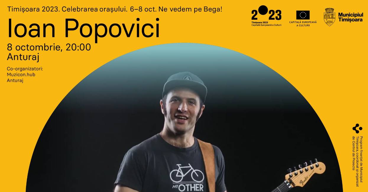 Ioan Popovici cântă în Anturaj din Timișoara și promite un show încărcat de vibrații pozitive. - Contemporary-Establishment