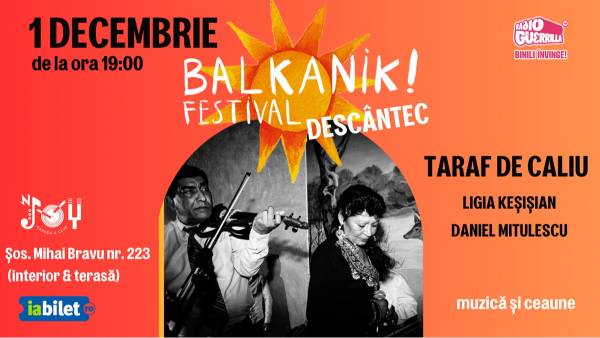 Balkanik Festival lansează seria de petreceri DESCÂNTEC! - Contemporary-Establishment