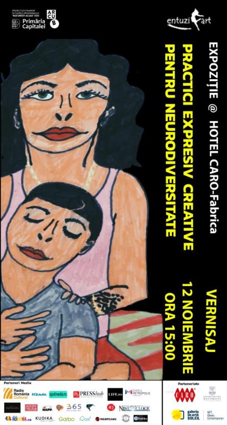 Expoziția „Practici expresiv-creative pentru neurodiversitate” se deschide în 12 noiembrie