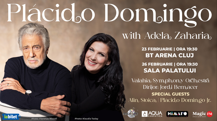Invitați speciali în concertele extraordinare susținute luna viitoare de legendarul Plácido Domingo și celebra soprană Adela Zaharia, la București și la Cluj! - Contemporary-Establishment