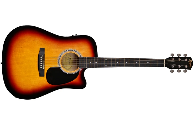 Recenzie: Chitară Electro-Acustică Fender Squier SA-105CE Sunburst - ZaTurk
