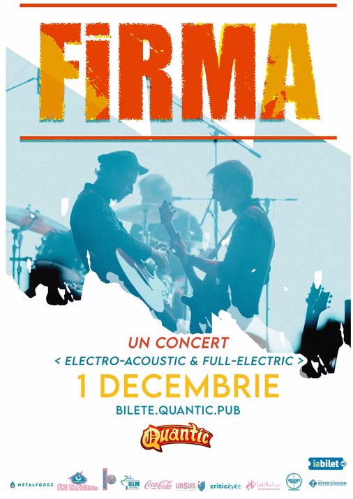 FiRMA – Două Concerte, O Singură Energie! Pregătește-te pentru un 1 Decembrie Epic la Quantic! - ZaTurk
