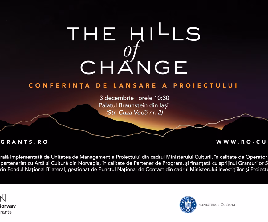 Lansarea proiectului „The Hills of Change” - ZaTurk