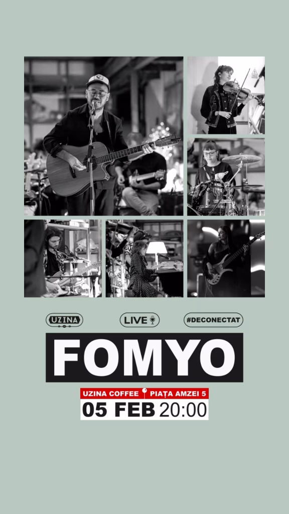 FOMYO cântă pe 5 februarie în Uzina - ZaTurk