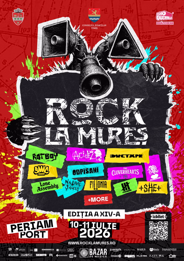 Rock la Mureș 2026 anunță noi confirmări: Lone Assembly (Elveția) și +SHE+ (România)