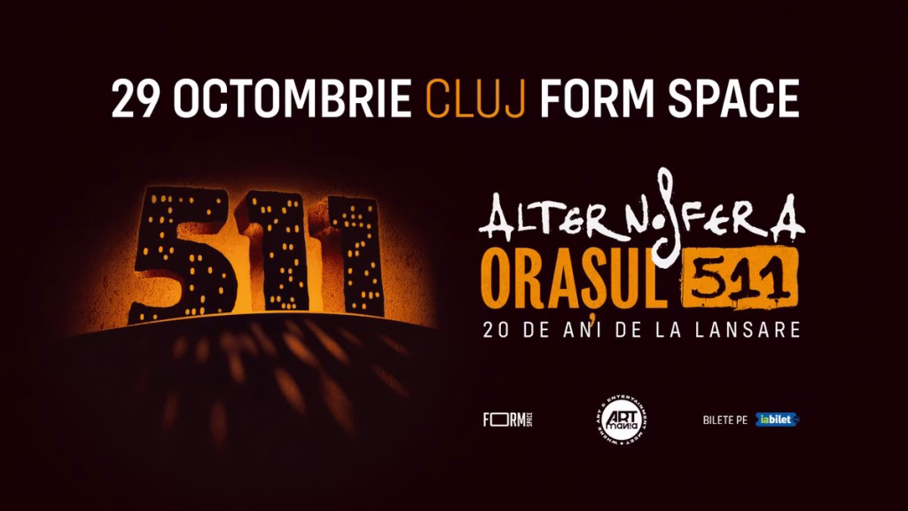 Afișul oficial al concertului Alternosfera de la FORM Space, Cluj-Napoca