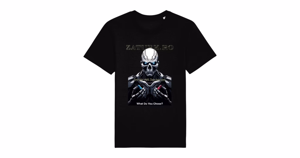Tricou ZaTurk Merch RoboMorph, design original ZaTurk